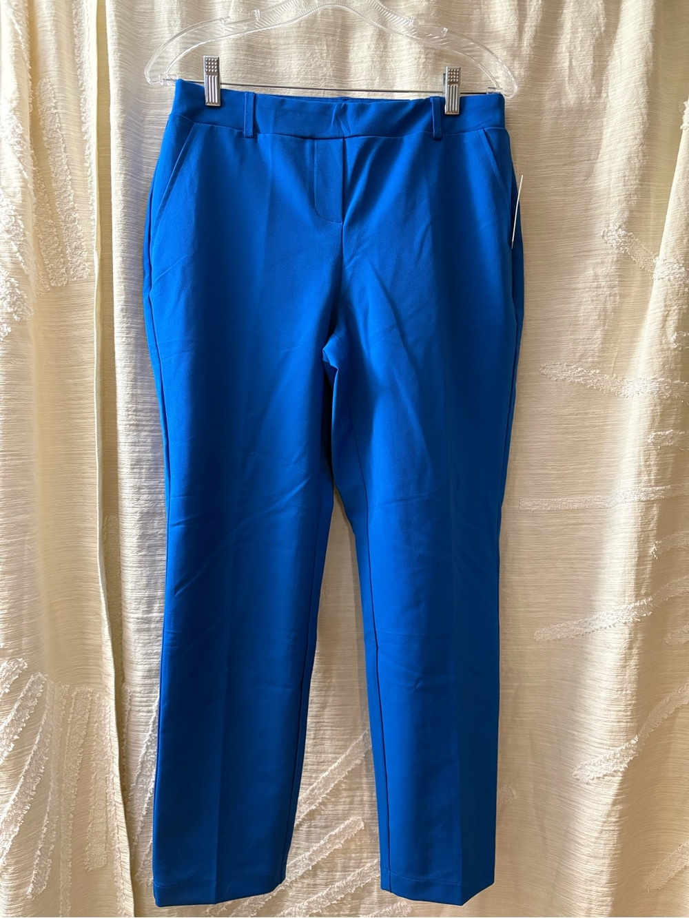 Soho Apparel Electric Blue Women's Tailored Trousers